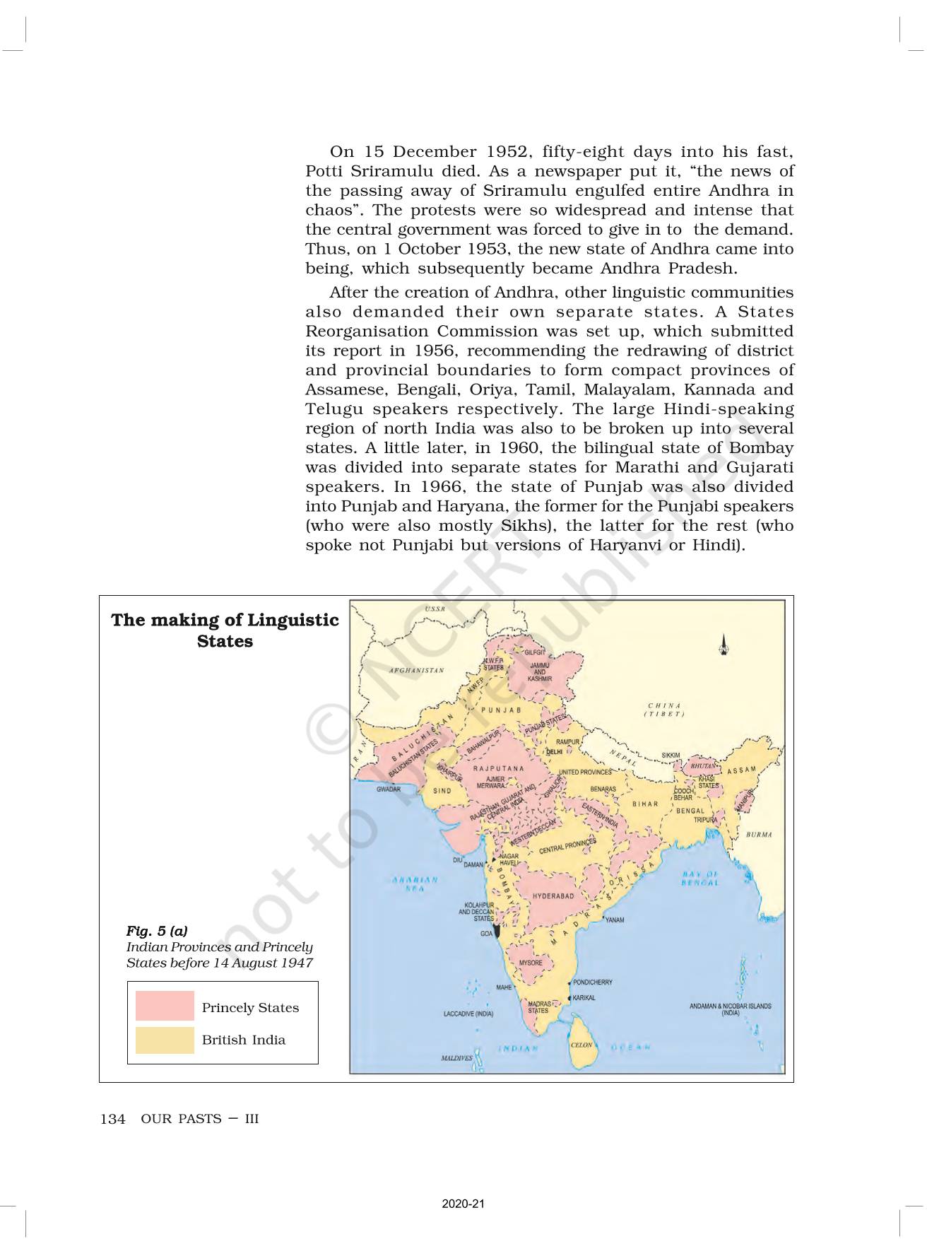 india after independence essay class 8